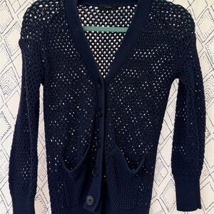 J. CrewNavy Open-Knit Sweater